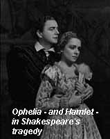 Ophelia and Hamlet